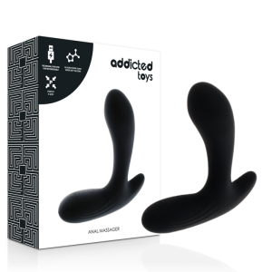 ADDICTED TOYS ANAL MASSAGER SCHWARZ VIBRATION