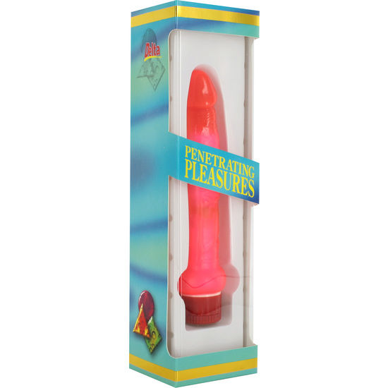 SIEBENKREATIONEN JELLY SLIM PINK ANAL VIBRATOR