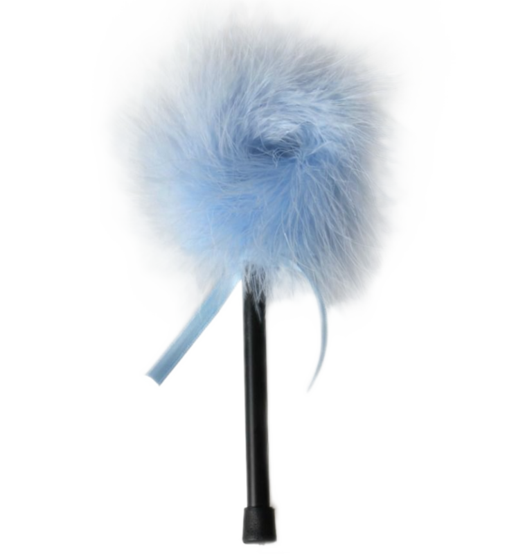 SECRETPLAY - HELLBLAUER MARABOU-Staub – Bild 3