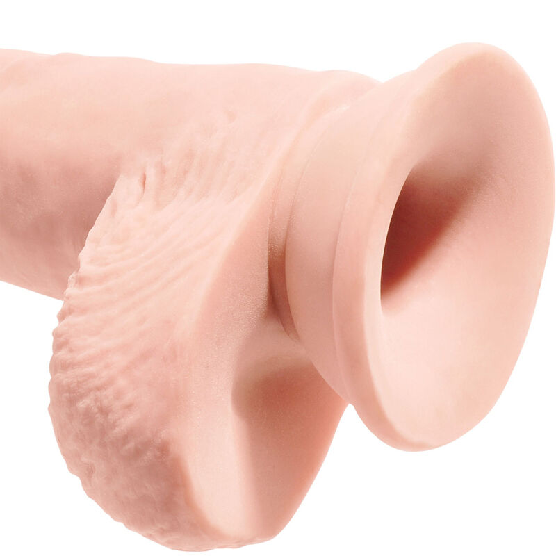 KING COCK - REALISTISCHER PENIS MIT EIER 19.4 CM LEICHT – Bild 5