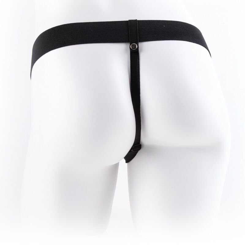 FETISH FANTASY SERIES - VERSTELLBARES GURT MIT FERNBEDIENUNG, REALISTISCHER PENIS MIT HODEN 23 CM – Bild 3