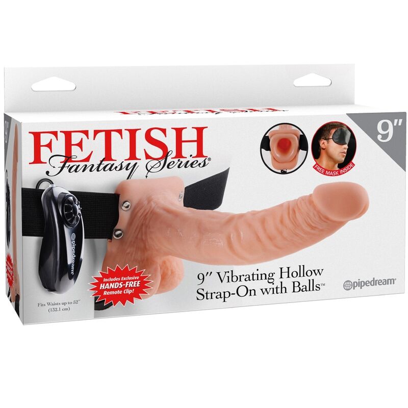 FETISH FANTASY SERIES - VERSTELLBARES GURT MIT FERNBEDIENUNG, REALISTISCHER PENIS MIT HODEN 23 CM – Bild 5
