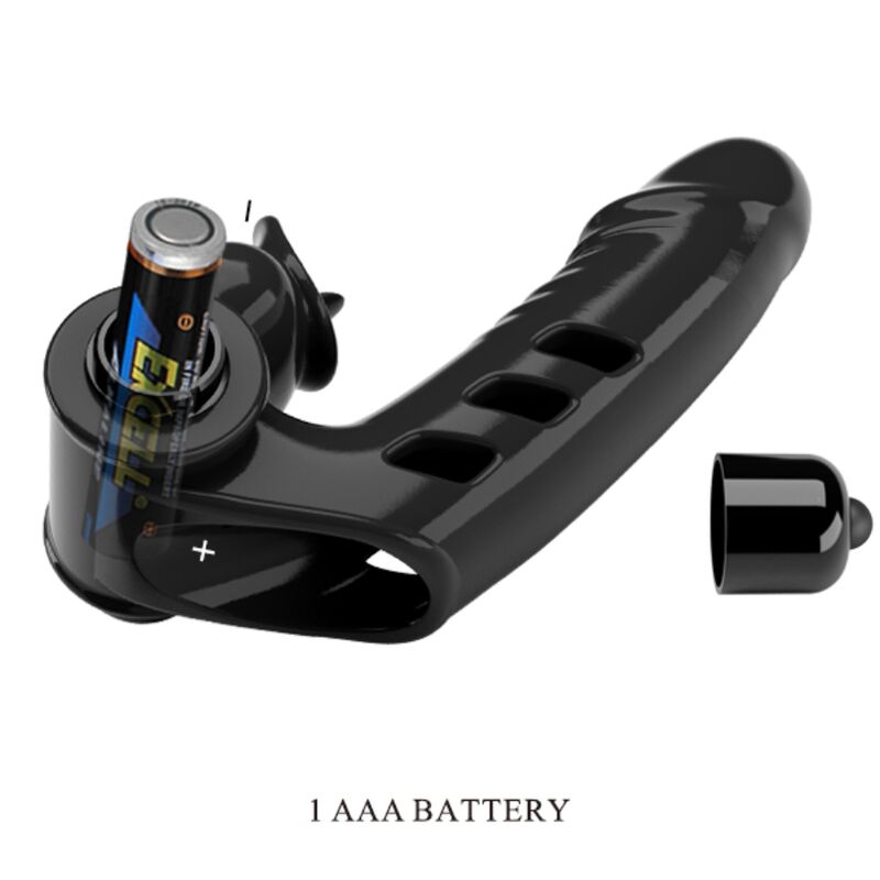 PRETTY LOVE - CORBIN SCHWARZE VIBRATOR-FINGERABDECKUNG – Bild 7