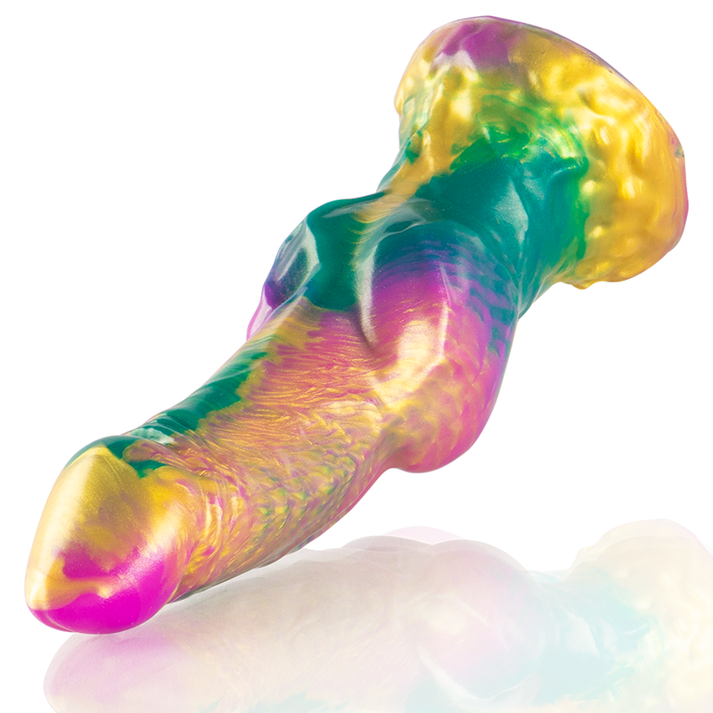 EPIC - IRIS DILDO MIT REGENBOGENFARBENEN HODEN DER VERGNÜGUNG – Bild 3