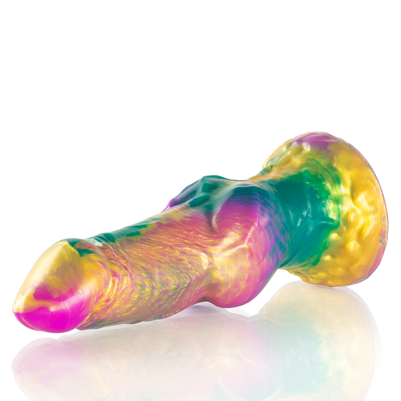 EPIC - IRIS DILDO MIT REGENBOGENFARBENEN HODEN DER VERGNÜGUNG – Bild 5