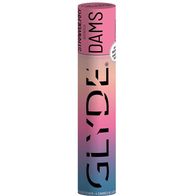 SHEER GLYDE – DAMS LAMINAS LATEX ORALSEX ERDBEERE