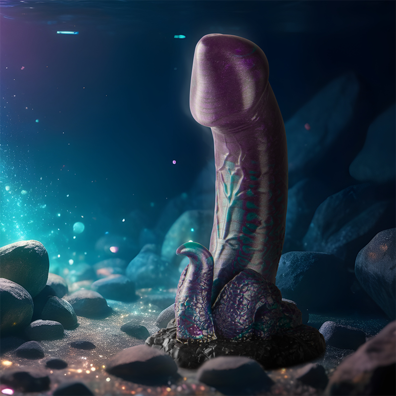 EPIC - BASILISK DILDO DOPPELT SCHUPPIG VERGNÜGEN, KLEINE GRÖSSE – Bild 8