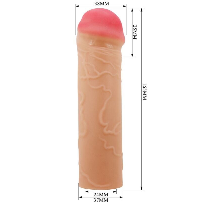 PRETTY LOVE - NILE PENIS EXTENDER COVER FLEISCH – Bild 4