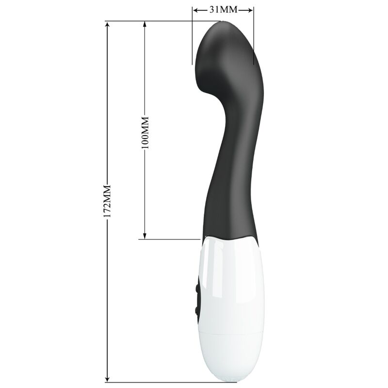 PRETTY LOVE - CHARLES G-SPOT VIBRATOR 30 MODI SCHWARZ – Bild 7