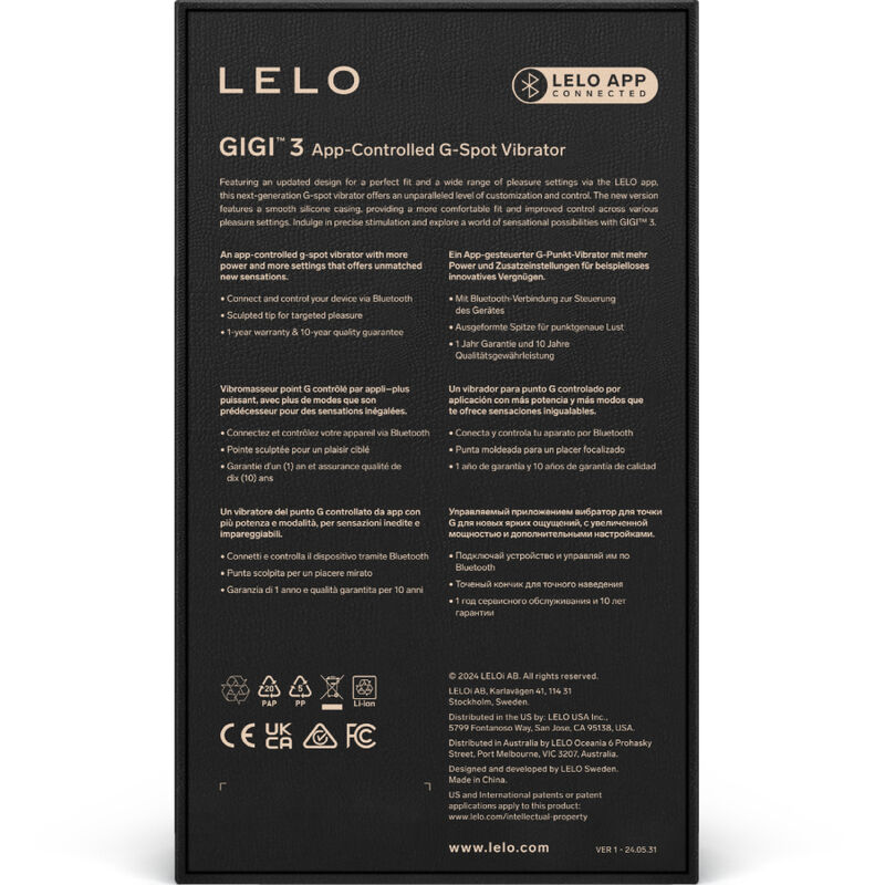 LELO - GIGI™ 3 G-SPOT-VIBRATOR BLAU – Bild 4
