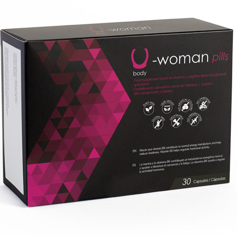 500 COSMETICS – U-WOMAN STEIGERT DIE LIBIDO DER FRAU – 30 KAPSELN