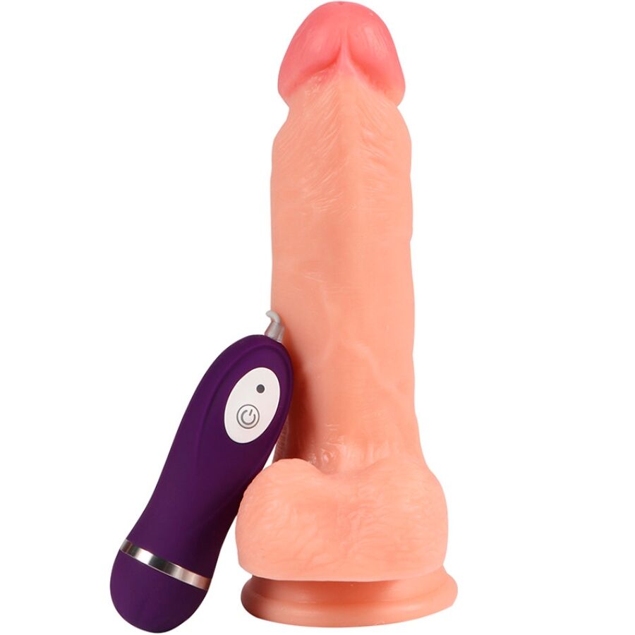 SHEQU – IRON DRAGON VIBRATORDILDO MIT FERNBEDIENUNG 17,5 CM