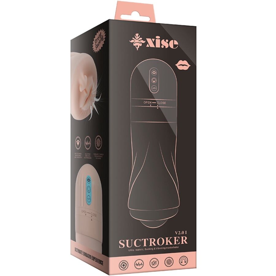 XISE - SUCTROKER V2.0 I Mundmasturbator mit Vibration – Bild 9