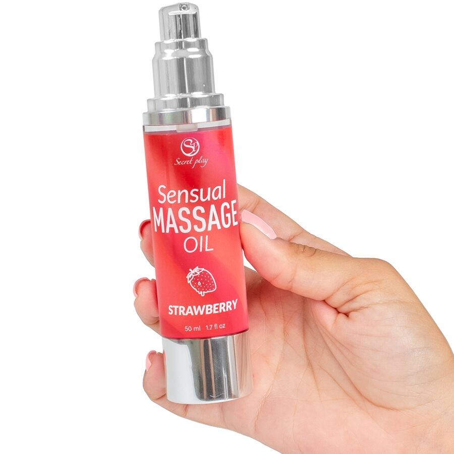 SECRETPLAY – ERDBEERE-MASSAGEÖL