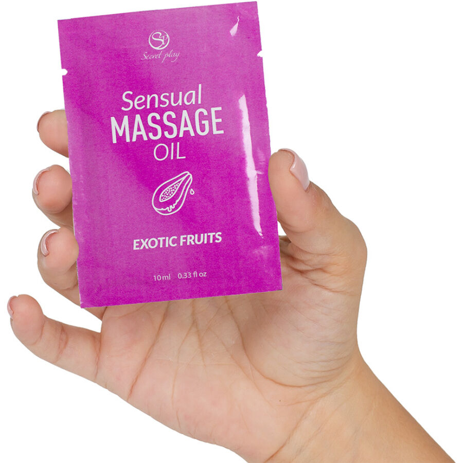 SECRETPLAY – EINZELDOSIS MASSAGEÖL MIT EXOTISCHEN FRÜCHTEN 10 ML