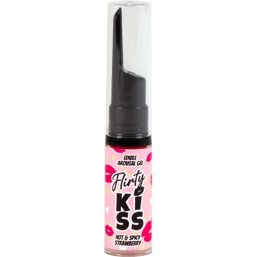 SECRETPLAY – FLIRTY KISS GELS MIT ORALEN SEX-EFFEKTEN ERDBEERE & MINZE 2 x 8 GR