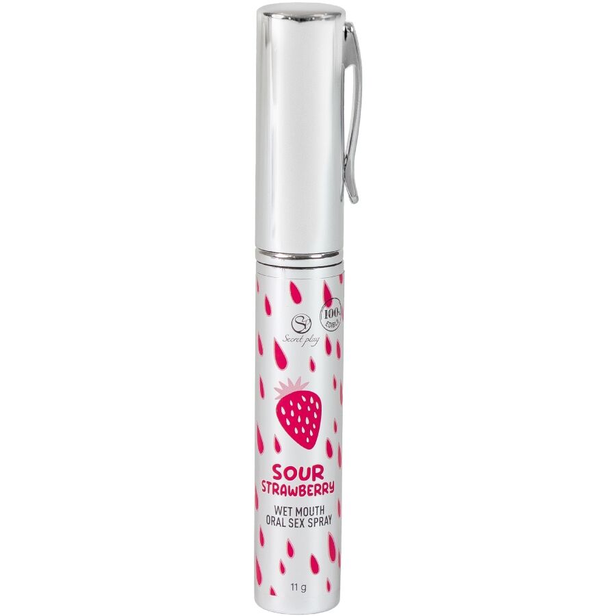 SECRETPLAY – ORALSEXSPRAY MIT SAUREM ERDBEERGESCHMACK